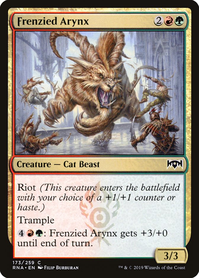 Frenzied Arynx [Ravnica Allegiance] | L.A. Mood Comics and Games