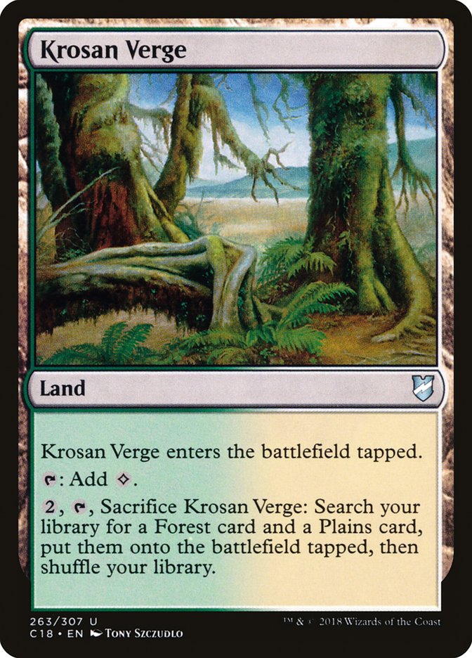 Krosan Verge [Commander 2018] | L.A. Mood Comics and Games