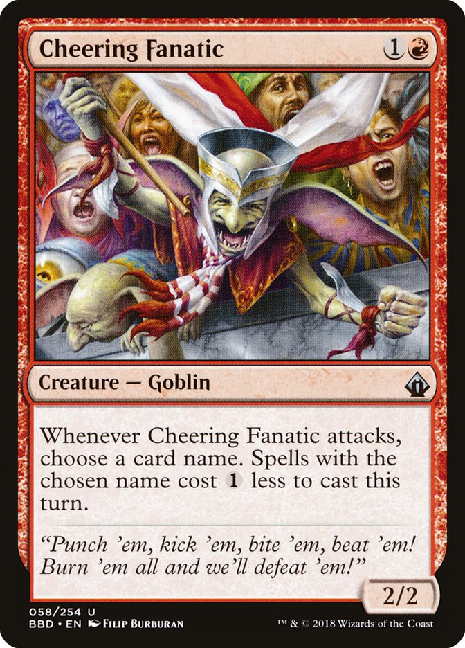 Cheering Fanatic [Battlebond] | L.A. Mood Comics and Games