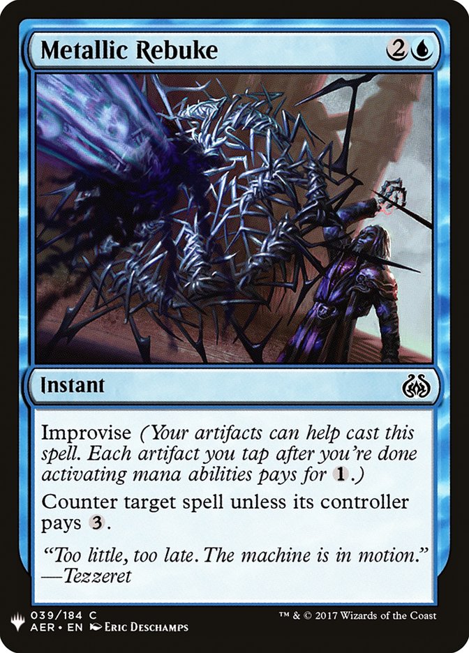 Metallic Rebuke [Mystery Booster] | L.A. Mood Comics and Games
