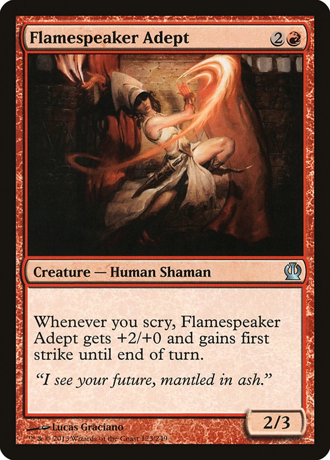 Flamespeaker Adept [Theros] | L.A. Mood Comics and Games