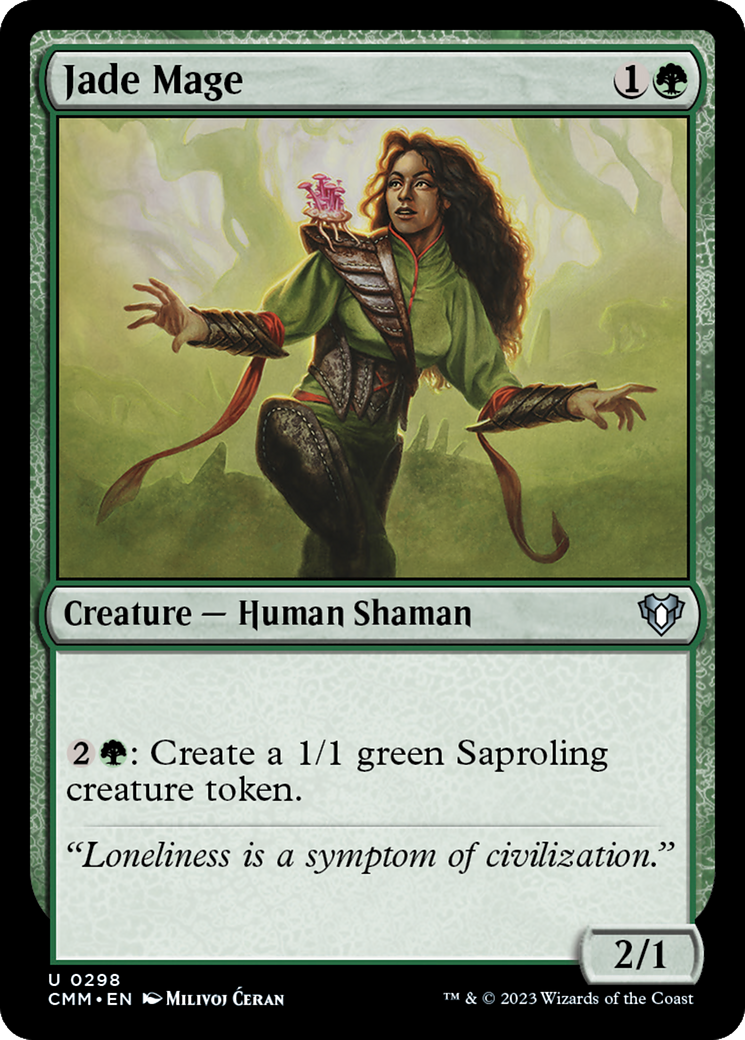 Jade Mage [Commander Masters] | L.A. Mood Comics and Games