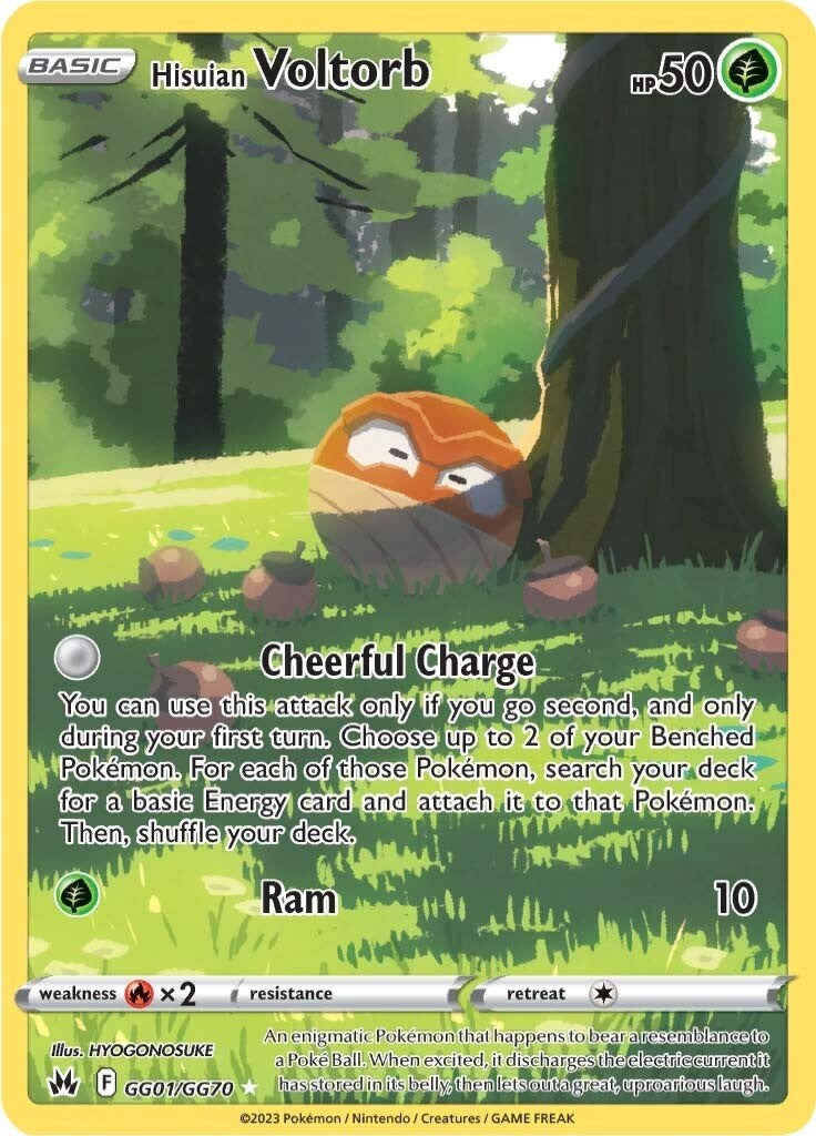 Hisuian Voltorb (GG01/GG70) [Sword & Shield: Crown Zenith] | L.A. Mood Comics and Games