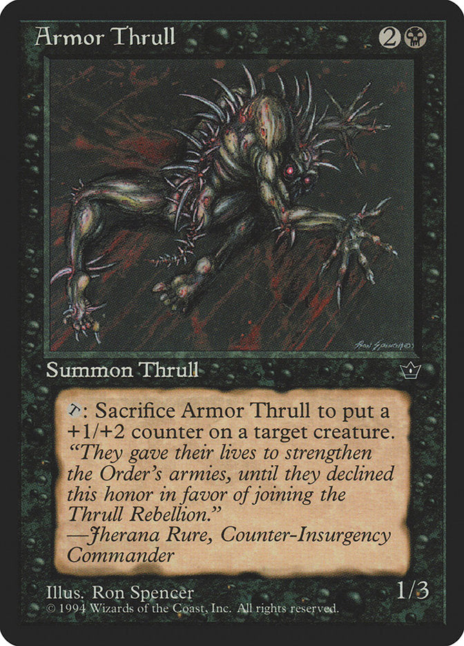Armor Thrull (Ron Spencer) [Fallen Empires] | L.A. Mood Comics and Games