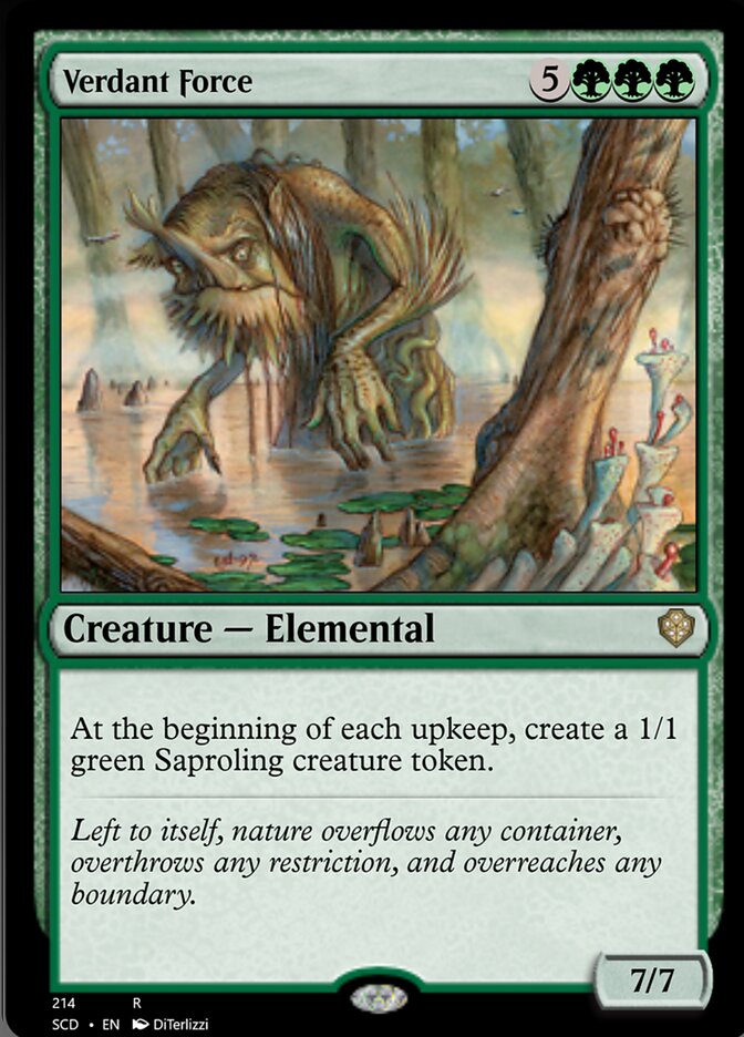 Verdant Force [Starter Commander Decks] | L.A. Mood Comics and Games