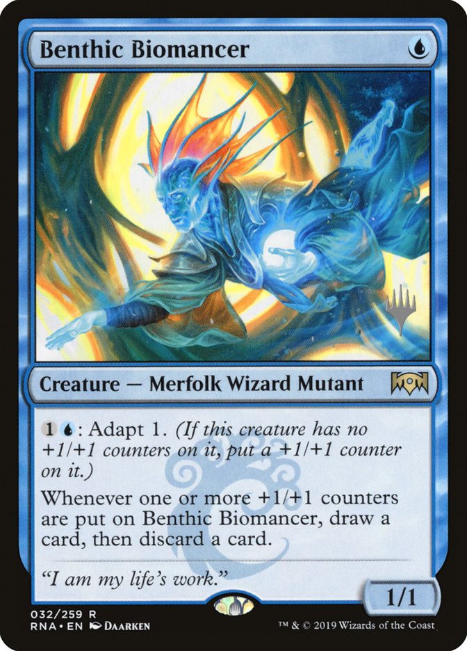 Benthic Biomancer (Promo Pack) [Ravnica Allegiance Promos] | L.A. Mood Comics and Games