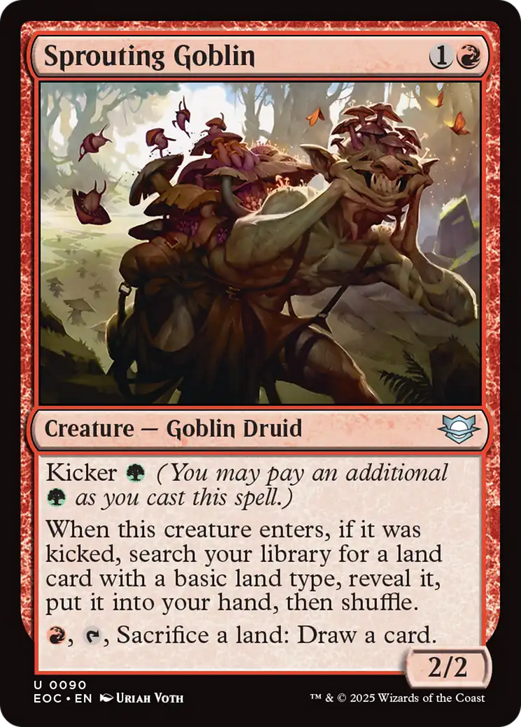 Sprouting Goblin [Edge of Eternities Commander] | L.A. Mood Comics and Games