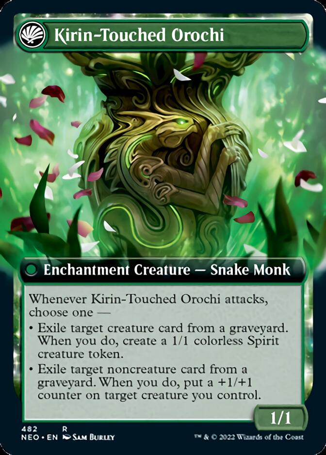 Teachings of the Kirin // Kirin-Touched Orochi (Extended Art) [Kamigawa: Neon Dynasty] | L.A. Mood Comics and Games