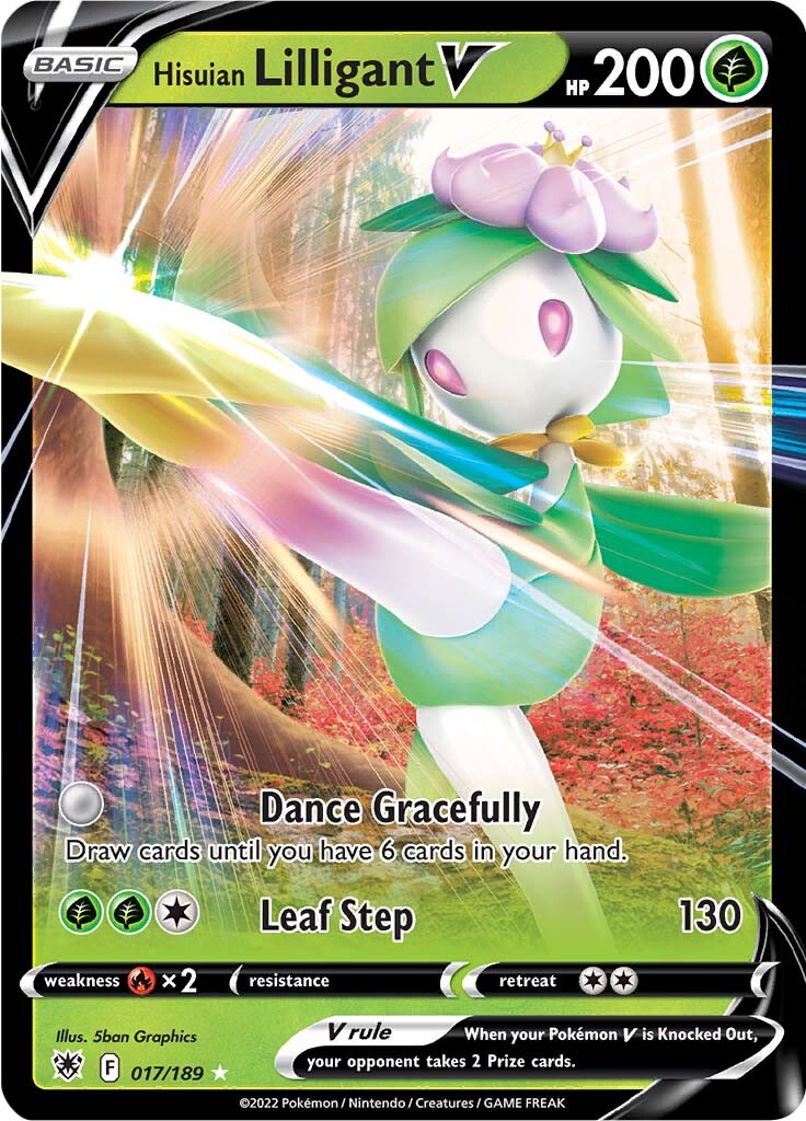 Hisuian Lilligant V (017/189) [Sword & Shield: Astral Radiance] | L.A. Mood Comics and Games