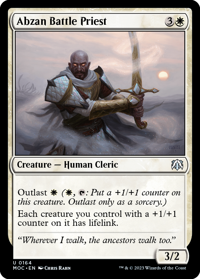 Abzan Battle Priest [March of the Machine Commander] | L.A. Mood Comics and Games