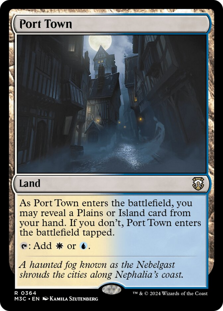 Port Town (Ripple Foil) [Modern Horizons 3 Commander] | L.A. Mood Comics and Games