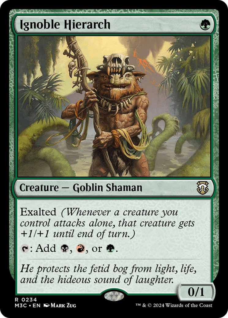 Ignoble Hierarch (Ripple Foil) [Modern Horizons 3 Commander] | L.A. Mood Comics and Games