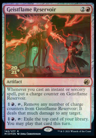 Geistflame Reservoir [Innistrad: Midnight Hunt Prerelease Promos] | L.A. Mood Comics and Games
