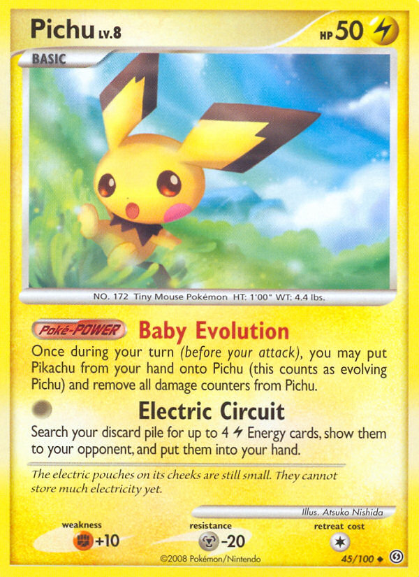 Pichu (45/100) [Diamond & Pearl: Stormfront] | L.A. Mood Comics and Games