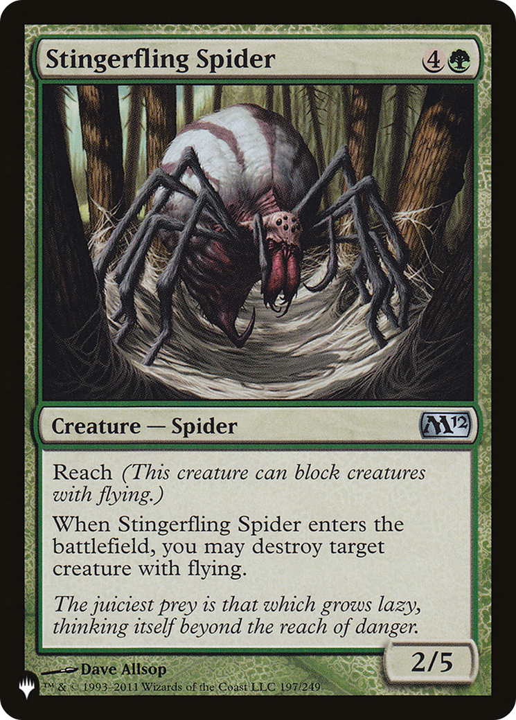 Stingerfling Spider [The List Reprints] | L.A. Mood Comics and Games