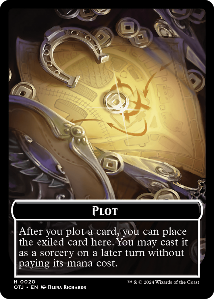 Sheep // Plot Double-Sided Token [Outlaws of Thunder Junction Tokens] | L.A. Mood Comics and Games