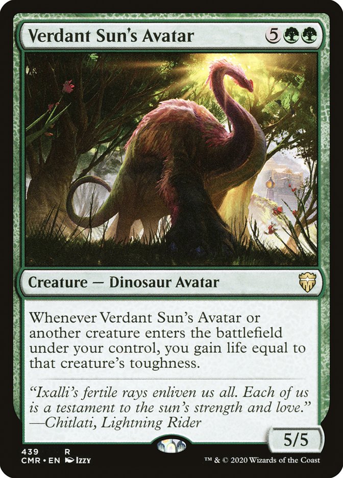 Verdant Sun's Avatar [Commander Legends] | L.A. Mood Comics and Games