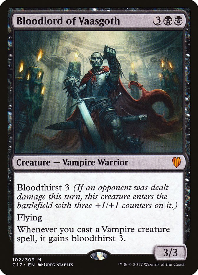Bloodlord of Vaasgoth [Commander 2017] | L.A. Mood Comics and Games