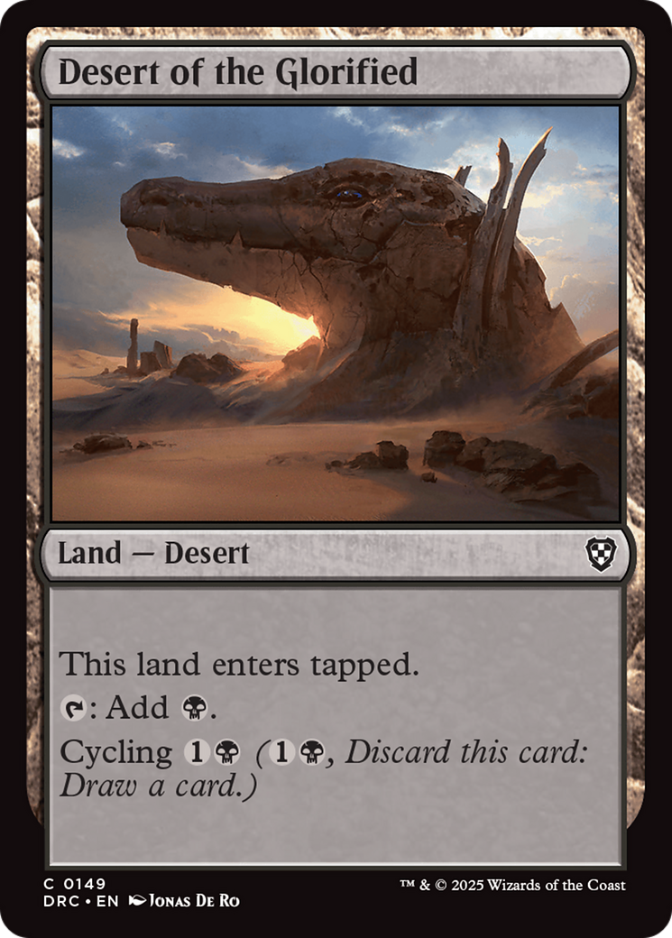 Desert of the Glorified [Aetherdrift Commander] | L.A. Mood Comics and Games