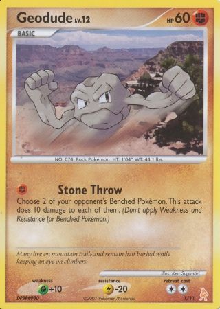 Geodude (1/11) [Diamond & Pearl: Trainer Kit - Lucario] | L.A. Mood Comics and Games