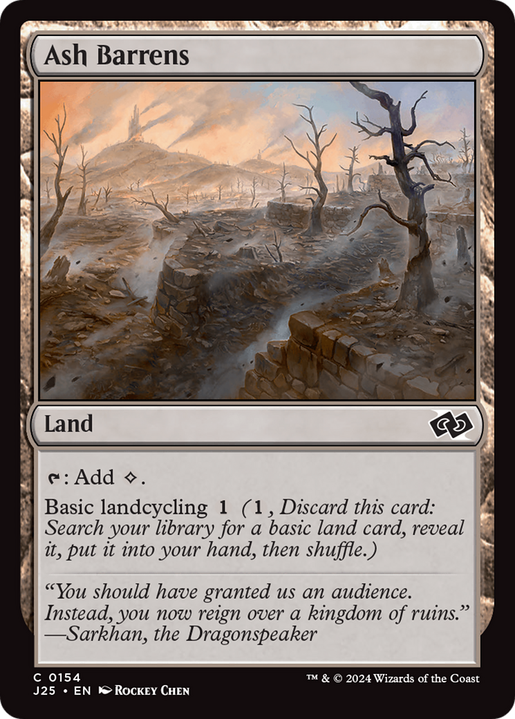 Ash Barrens [Foundations Jumpstart] | L.A. Mood Comics and Games