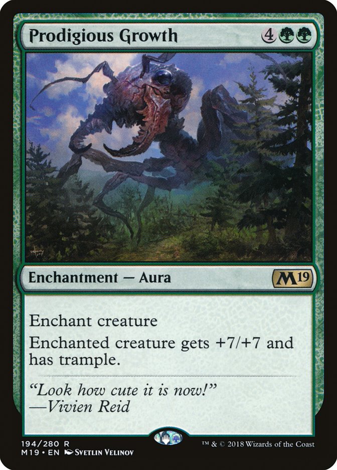 Prodigious Growth [Core Set 2019] | L.A. Mood Comics and Games
