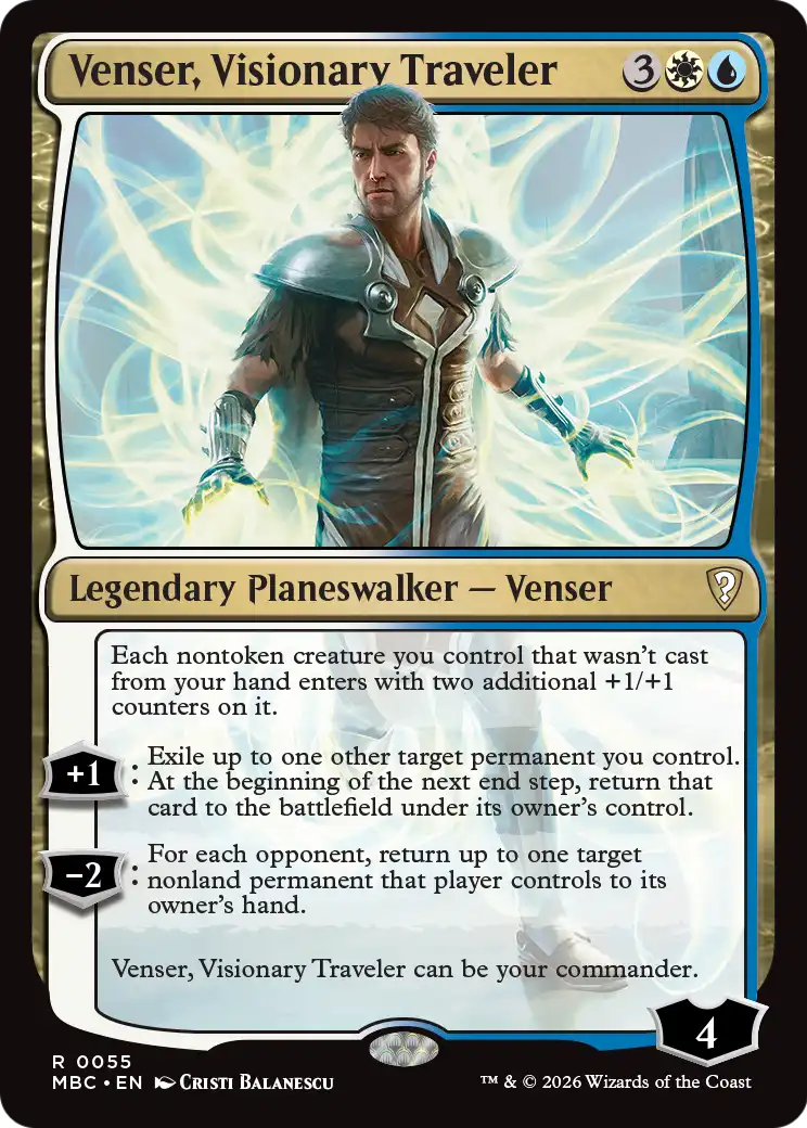 Venser, Visionary Traveler [Mystery Booster: Commander Edition] | L.A. Mood Comics and Games