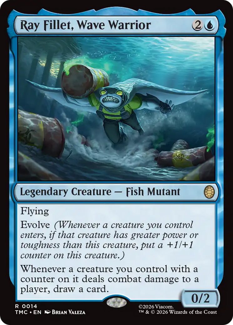 Ray Fillet, Wave Warrior [Teenage Mutant Ninja Turtles Commander] | L.A. Mood Comics and Games