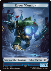 Robot Warrior (0012) // Copy (0001) Double-Sided Token [FINAL FANTASY Tokens] | L.A. Mood Comics and Games