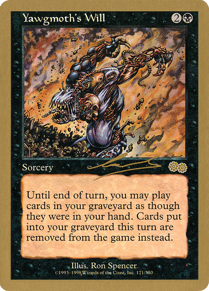 Yawgmoth's Will (Nicolas Labarre) [World Championship Decks 2000] | L.A. Mood Comics and Games