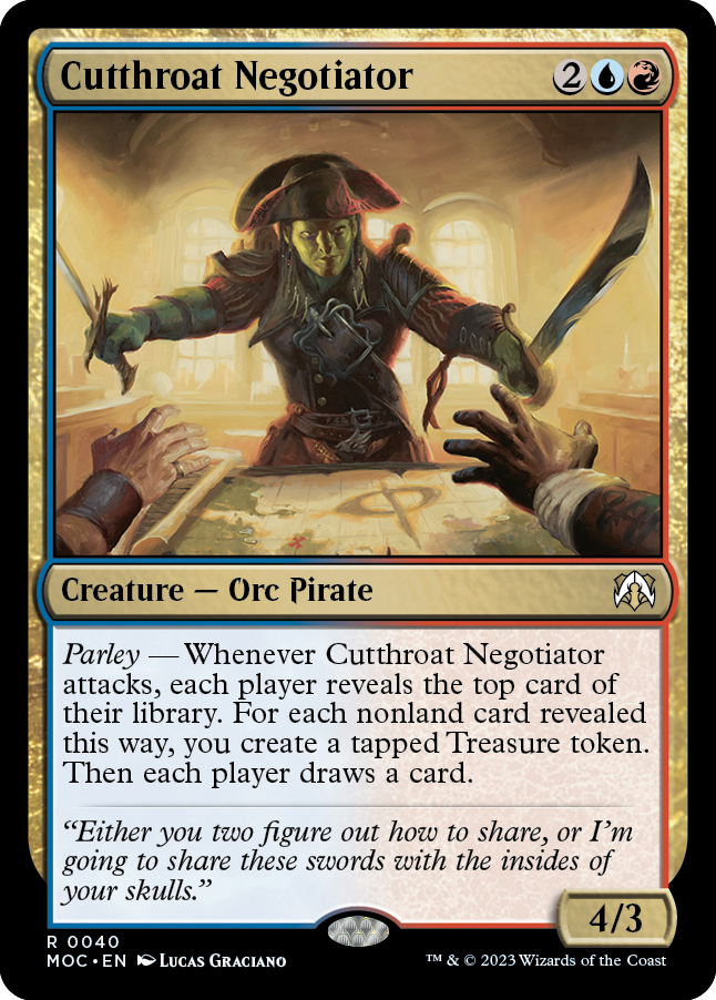 Cutthroat Negotiator [March of the Machine Commander] | L.A. Mood Comics and Games
