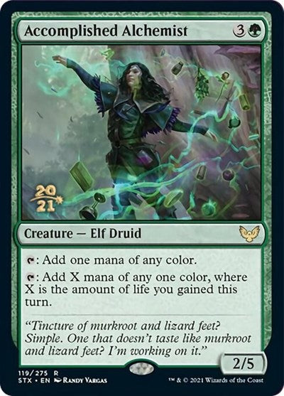Accomplished Alchemist [Strixhaven: School of Mages Prerelease Promos] | L.A. Mood Comics and Games