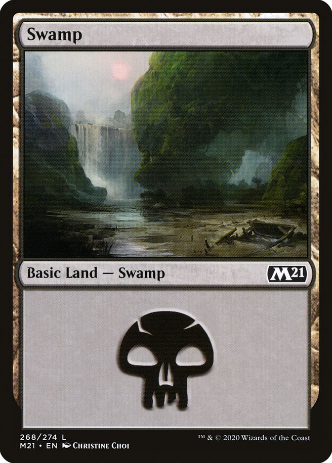Swamp (268) [Core Set 2021] | L.A. Mood Comics and Games