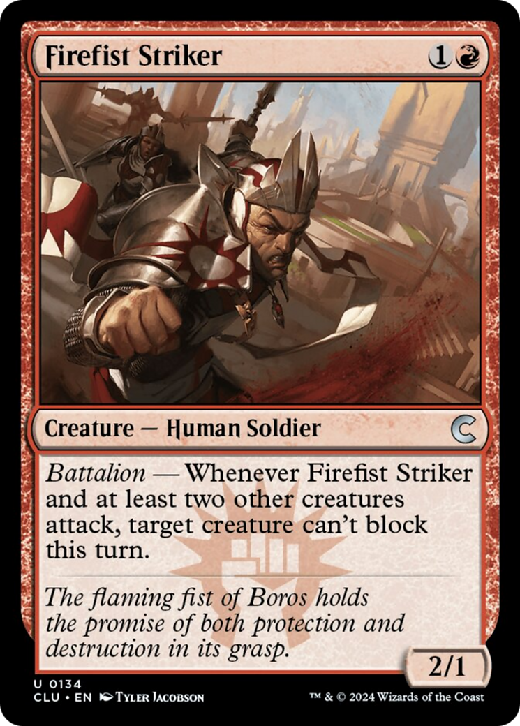 Firefist Striker [Ravnica: Clue Edition] | L.A. Mood Comics and Games
