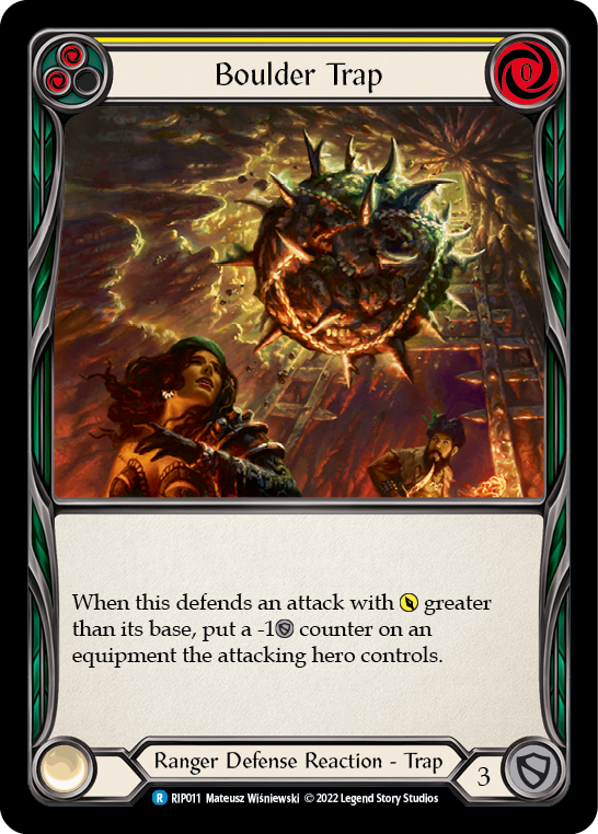 Boulder Trap (Yellow) [RIP011] (Outsiders Riptide Blitz Deck) | L.A. Mood Comics and Games