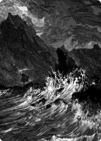 Island Art Card [Innistrad: Midnight Hunt Art Series] | L.A. Mood Comics and Games
