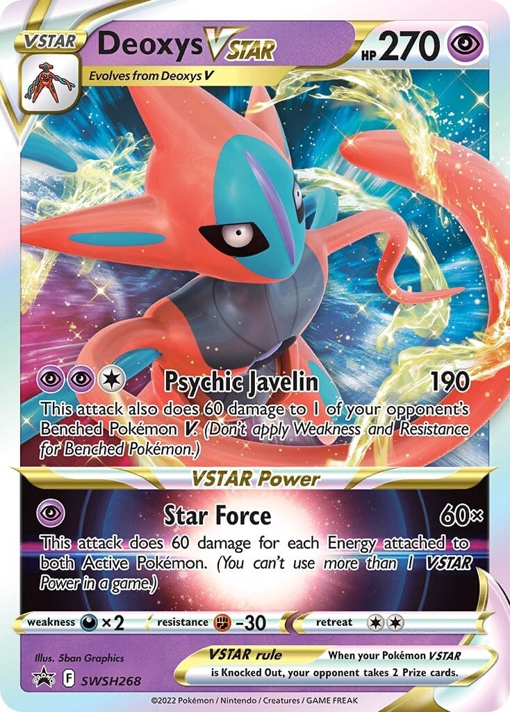 Deoxys VSTAR (SWSH268) [Sword & Shield: Black Star Promos] | L.A. Mood Comics and Games