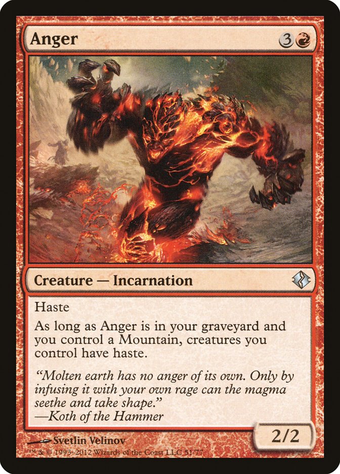 Anger [Duel Decks: Venser vs. Koth] | L.A. Mood Comics and Games