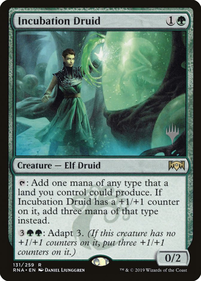 Incubation Druid (Promo Pack) [Ravnica Allegiance Promos] | L.A. Mood Comics and Games