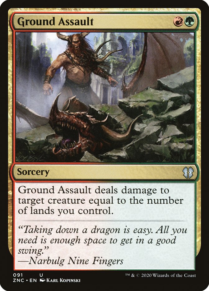 Ground Assault [Zendikar Rising Commander] | L.A. Mood Comics and Games