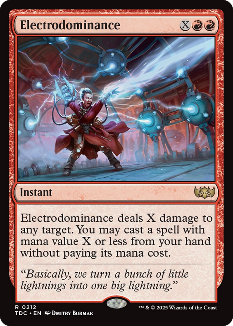 Electrodominance [Tarkir: Dragonstorm Commander] | L.A. Mood Comics and Games