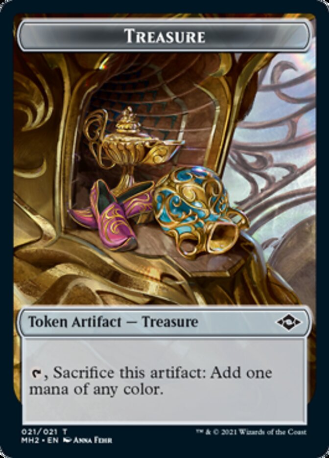 Treasure (21) // Zombie Army Double-Sided Token [Modern Horizons 2 Tokens] | L.A. Mood Comics and Games