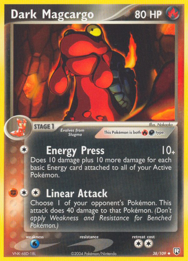 Dark Magcargo (38/109) [EX: Team Rocket Returns] | L.A. Mood Comics and Games