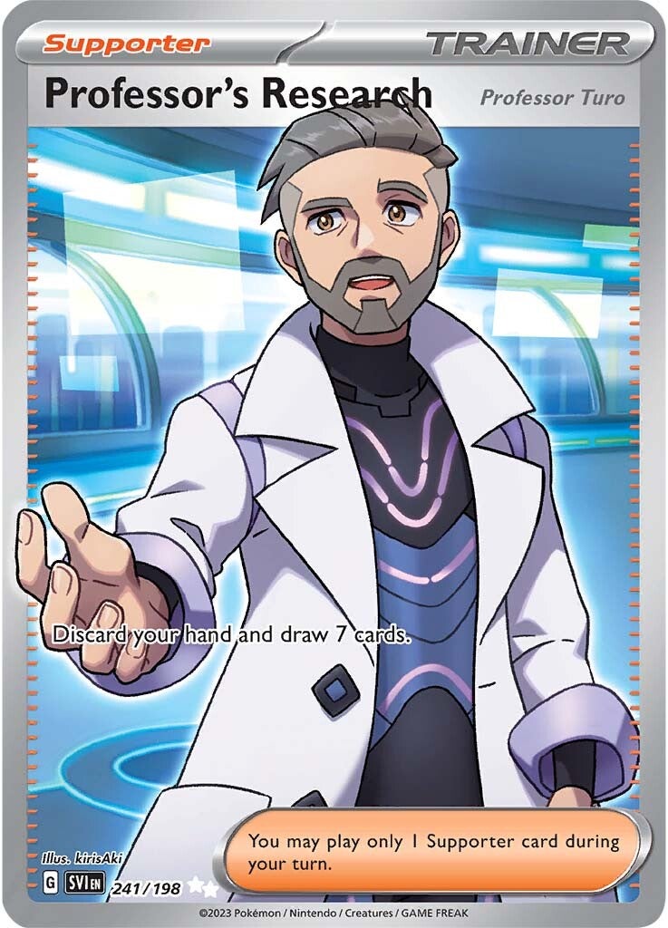 Professor's Research (Professor Turo) (241/198) [Scarlet & Violet: Base Set] | L.A. Mood Comics and Games