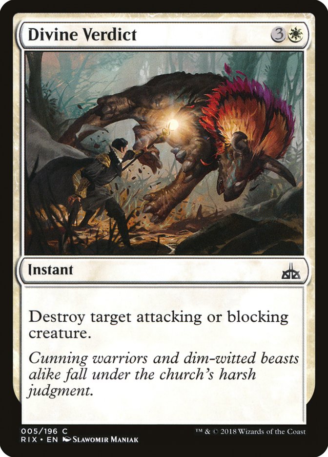Divine Verdict [Rivals of Ixalan] | L.A. Mood Comics and Games