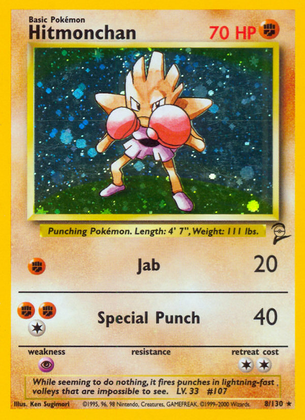 Hitmonchan (8/130) [Base Set 2] | L.A. Mood Comics and Games