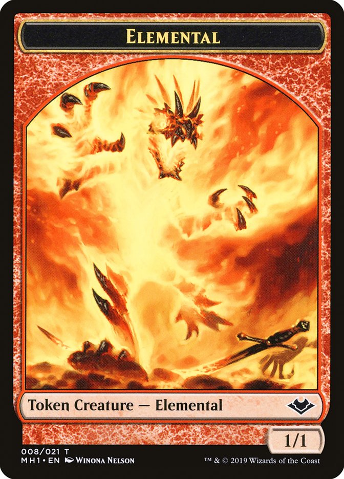 Angel (002) // Elemental (008) Double-Sided Token [Modern Horizons Tokens] | L.A. Mood Comics and Games