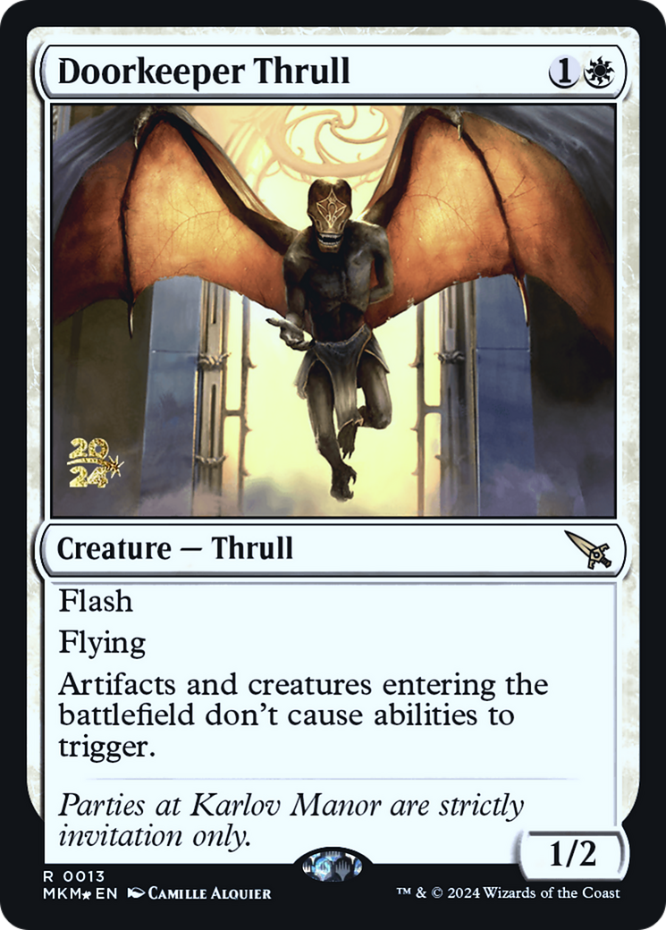 Doorkeeper Thrull [Murders at Karlov Manor Prerelease Promos] | L.A. Mood Comics and Games