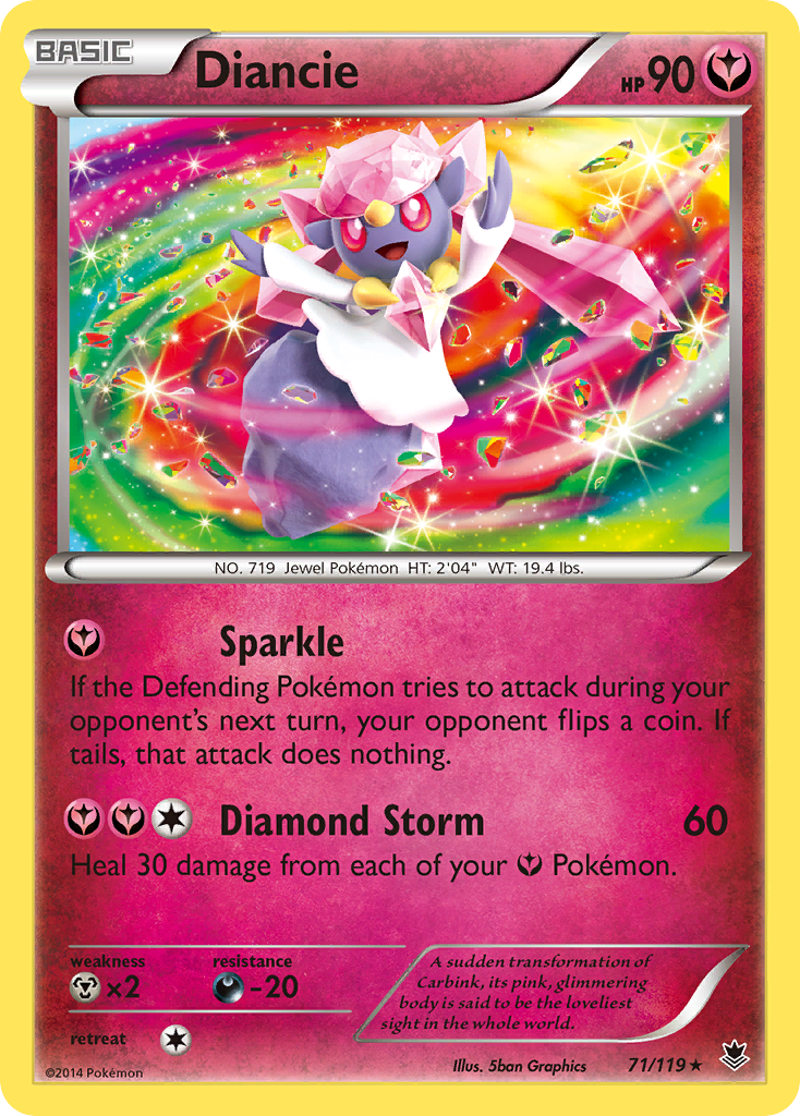 Diancie (71/119) [XY: Phantom Forces] | L.A. Mood Comics and Games
