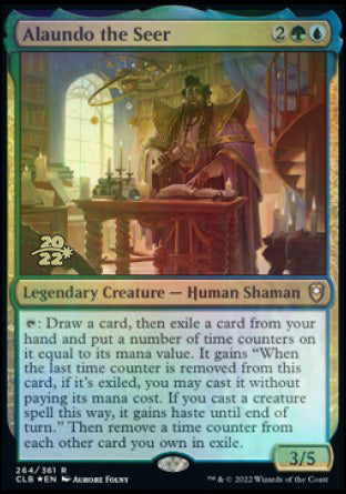 Alaundo the Seer [Commander Legends: Battle for Baldur's Gate Prerelease Promos] | L.A. Mood Comics and Games
